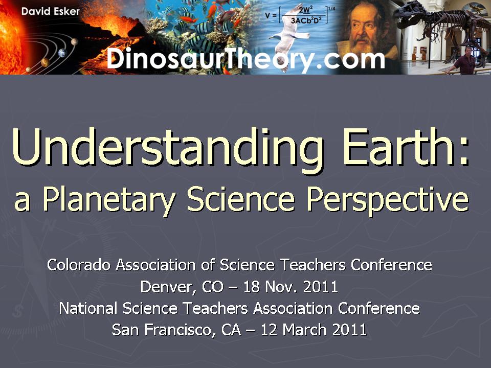 Link to Planetary Earth Presentation PowerPoint